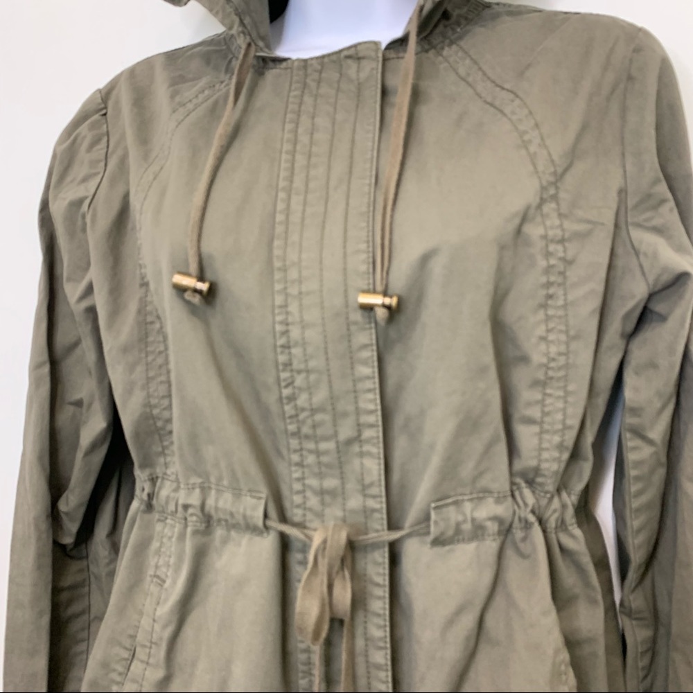 Gap Hooded Lightweight Zip Drawstring Jacket Size… - image 6